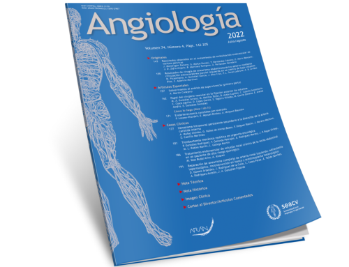 Disponible un nuevo número de la revista Angiología, editada por Arán
